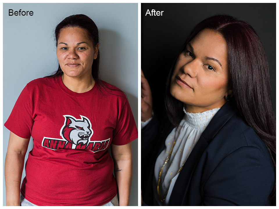 Before & After - Jeannette